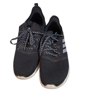 Adidas Cloudfoam | Black | Knit Sneakers - Size Men 9